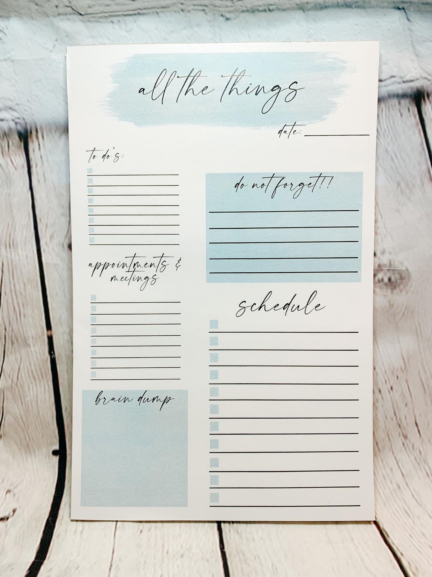 All the Things Notepad