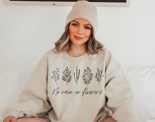 No Rain, No Flowers Sweater