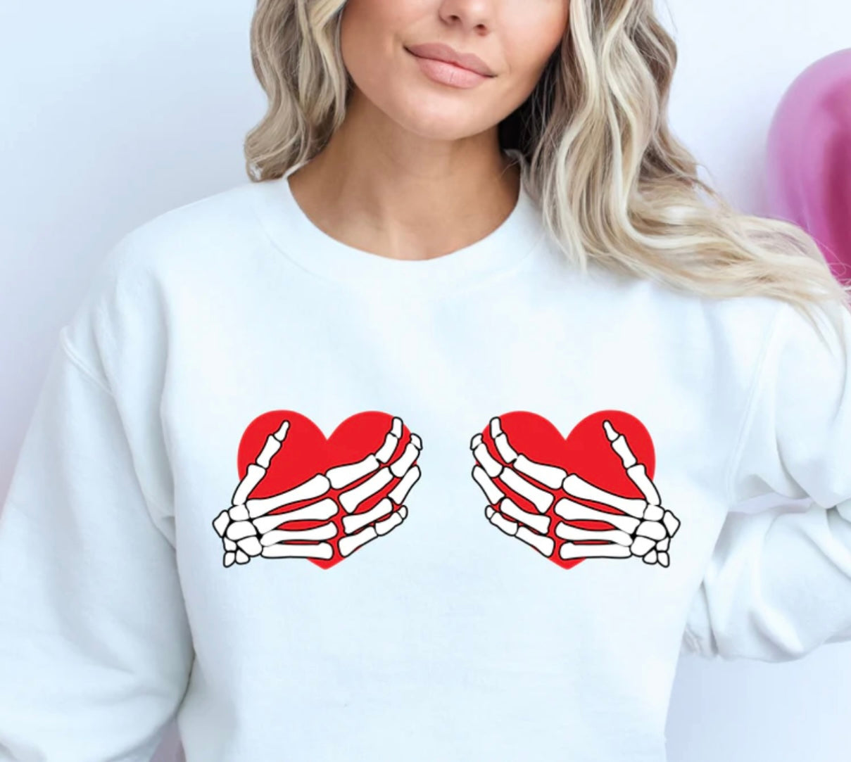 Skeleton Hearts Sweatshirt