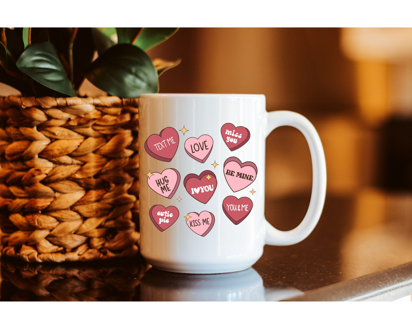 Heart Conversation Mug