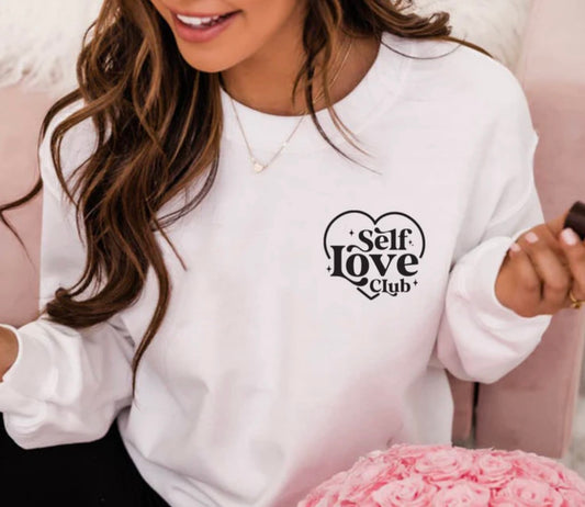 Self Love Club Pocket Sweatshirt