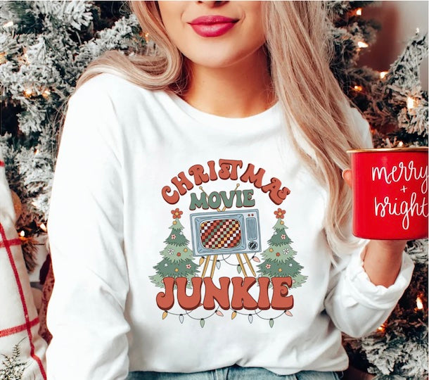 Christmas Movie Junkie Sweatshirt