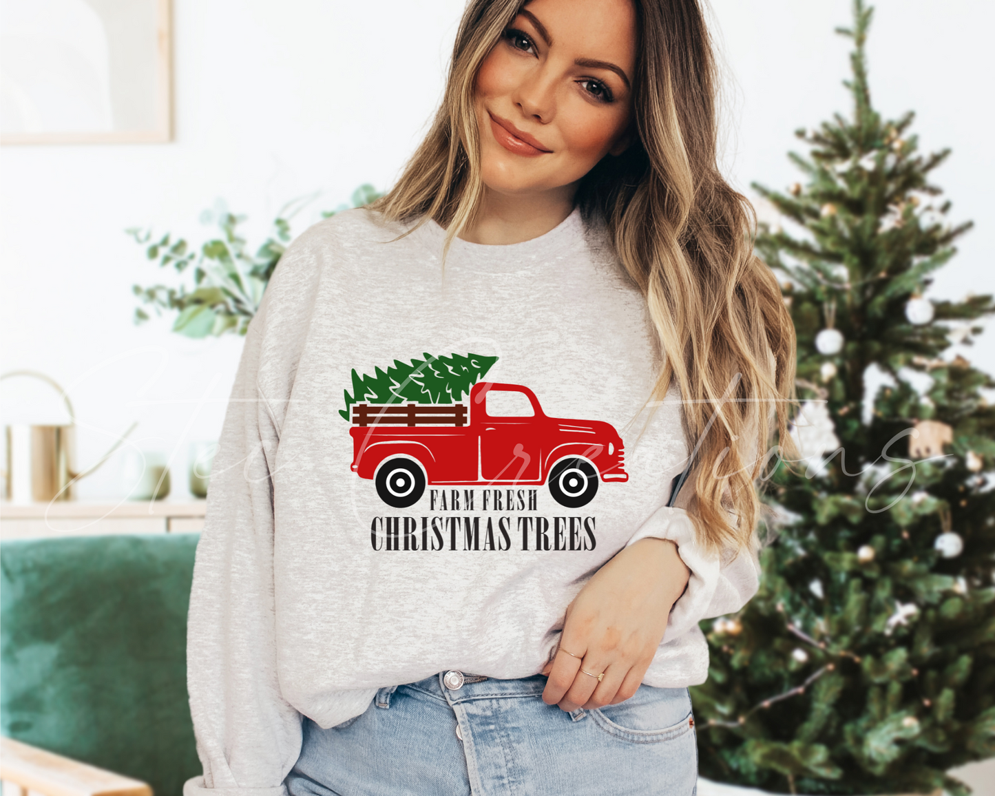 Farm Fresh Christmas Trees Sweater