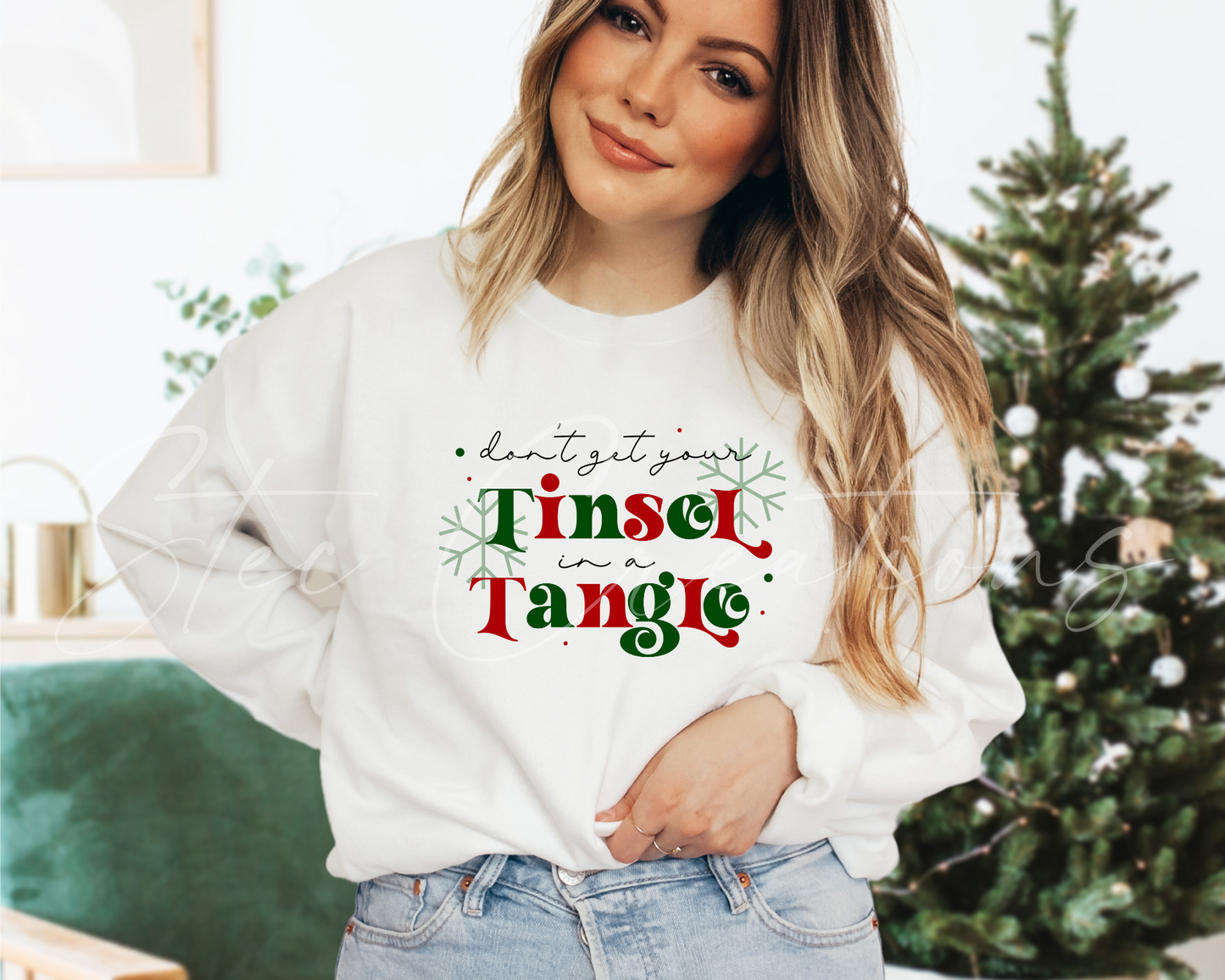 Tinsel In A Tangle Sweater