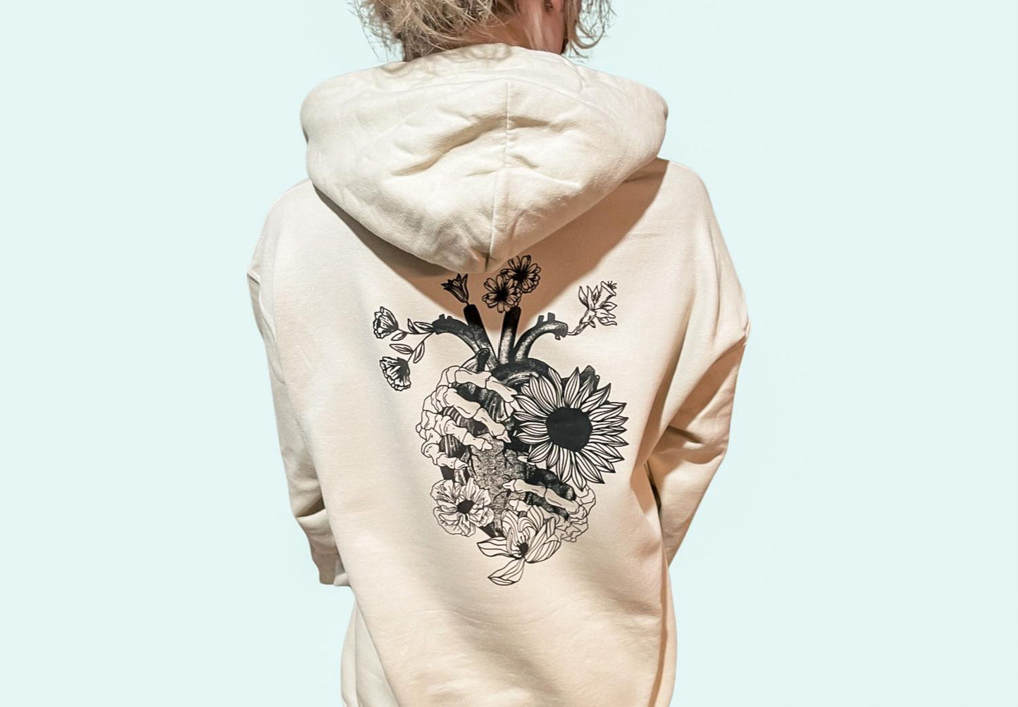 Floral Heart Sweater