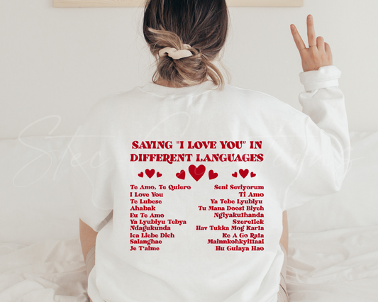 Saying "I Love You" Sweater