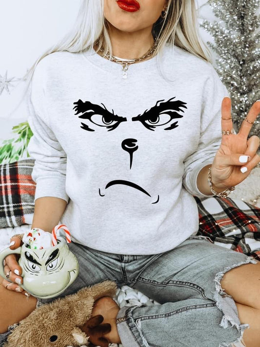 Grinch Face Sweater