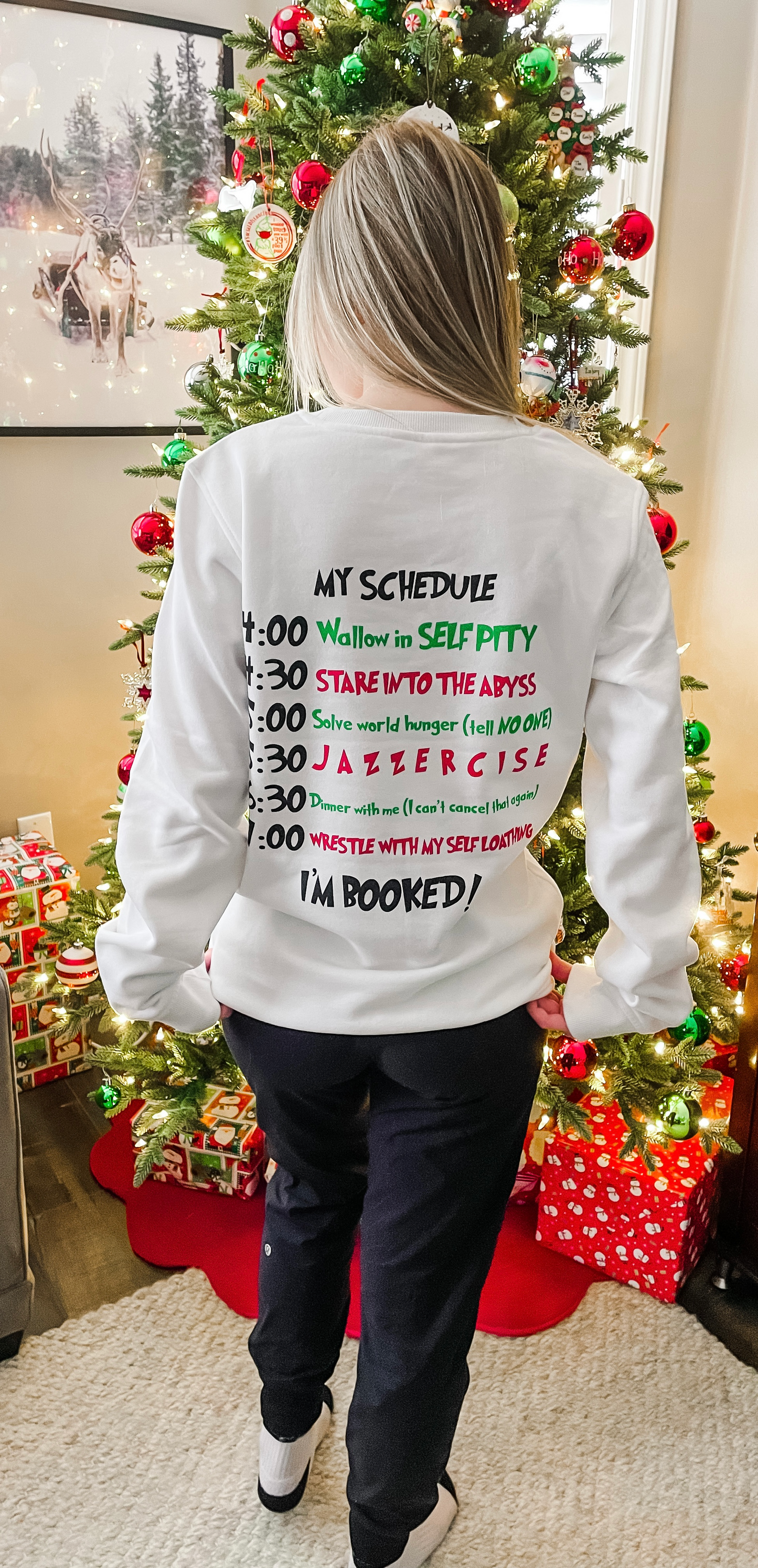 Grinch Schedule Crewneck