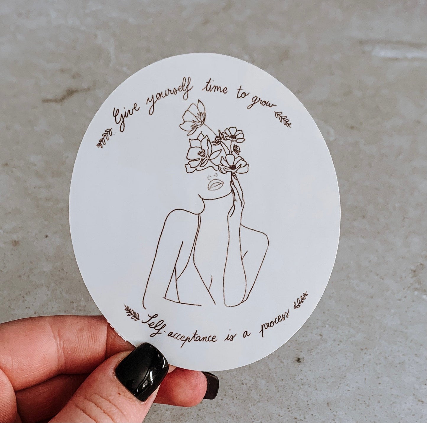 Self Acceptance Sticker