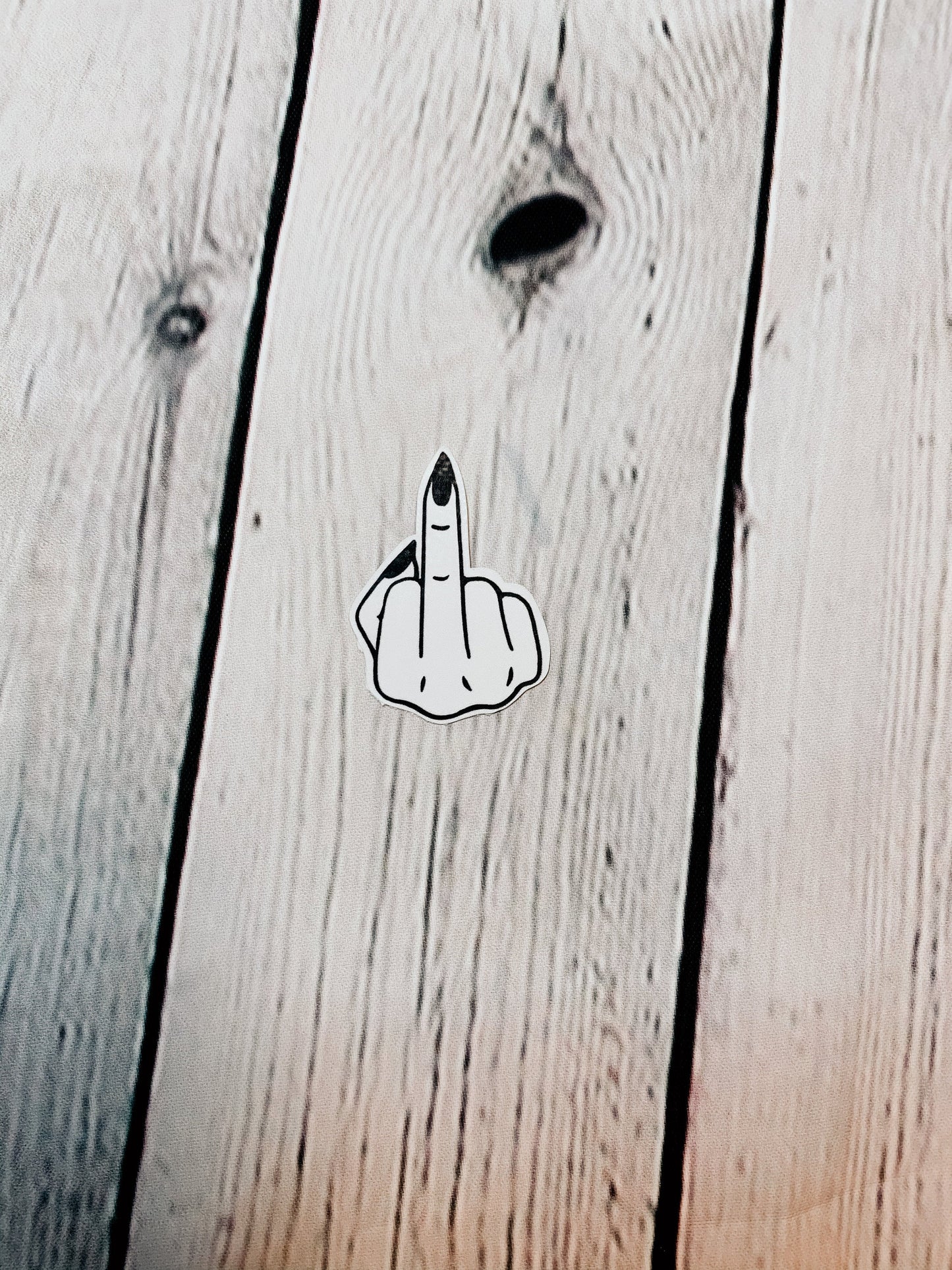 Middle Finger Sticker