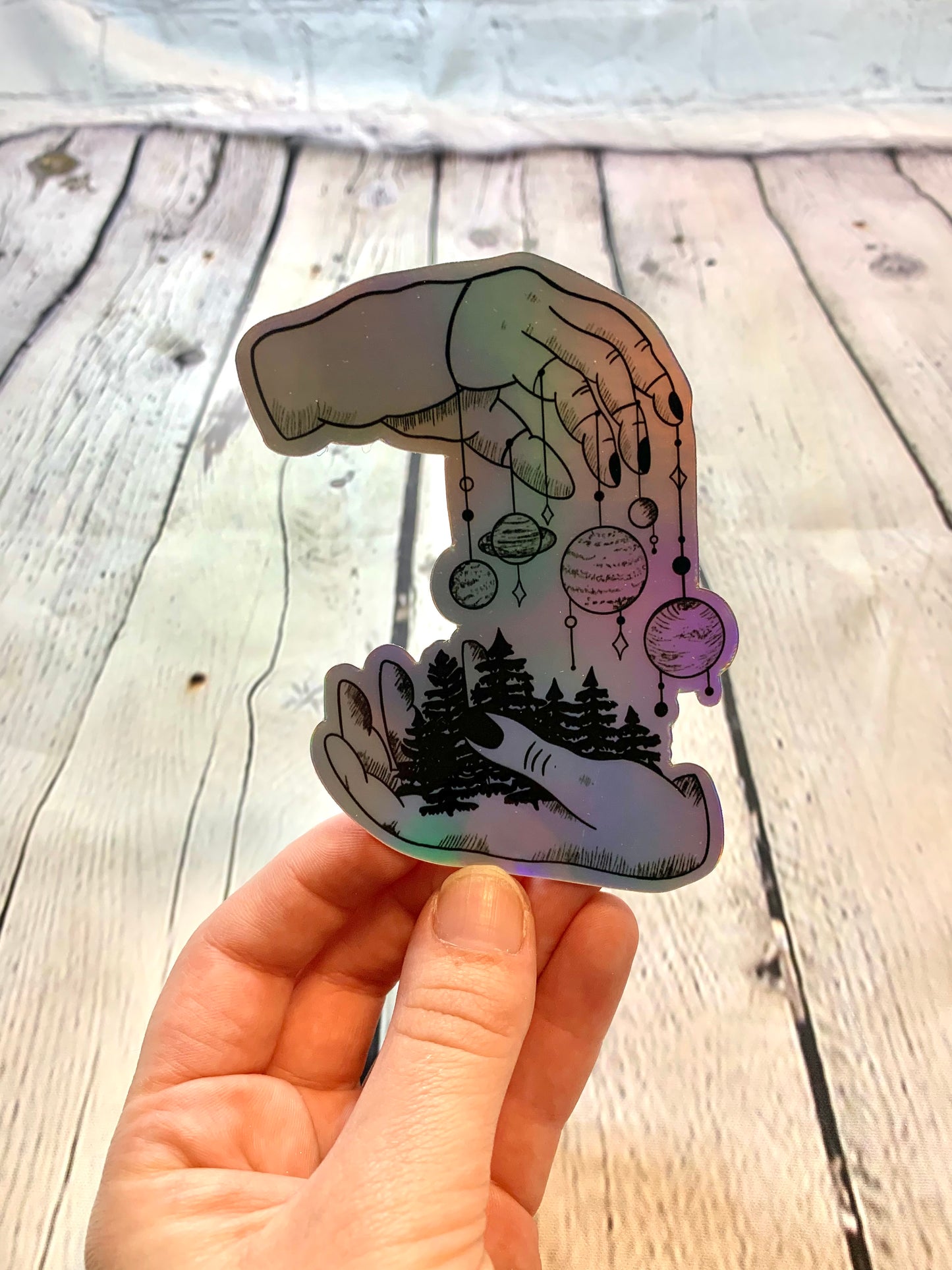 Holographic Universe Sticker